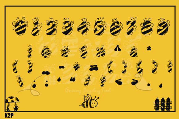 Honey Bee Font - Preview 3