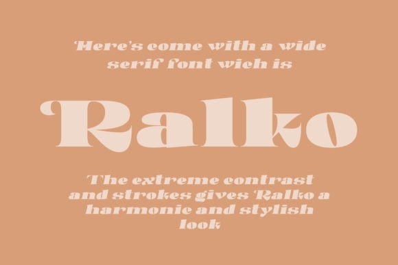 Ralko Font PNG with transparent background - Preview 5