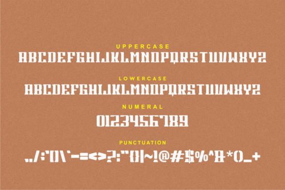 Renygar Font PNG with transparent background - Preview 4