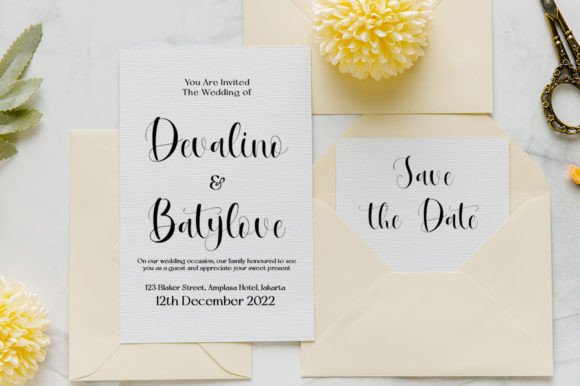 Saylovine Font PNG with transparent background - Preview 1