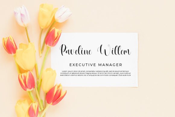 Saylovine Font PNG with transparent background - Preview 4