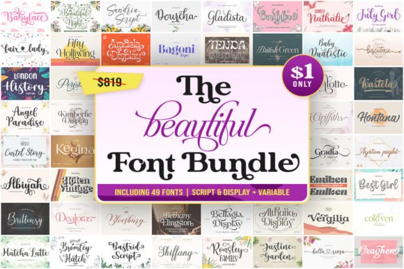 The Beautiful Font Bundle