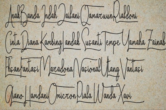 Anjassnda Font - Preview 6