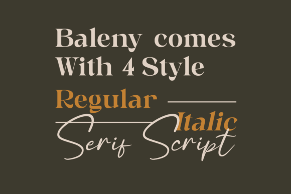 Baleny Duo Font - Preview 6