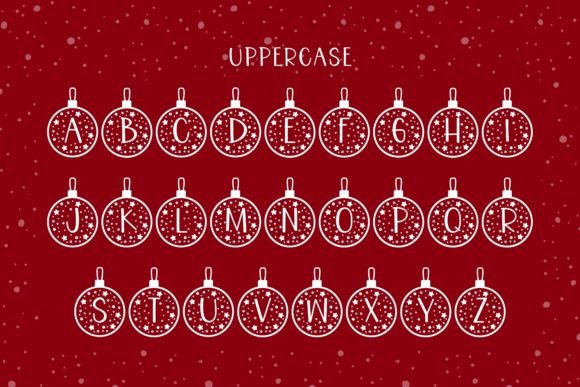 Bauble Star Font - Preview 2