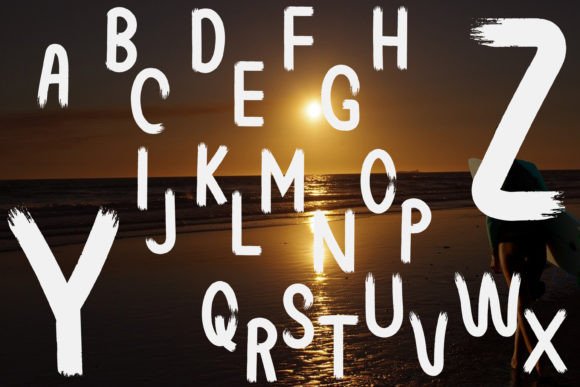 Brushes Font - Preview 4