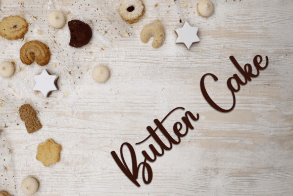 Butter Cookies Font - Preview 1