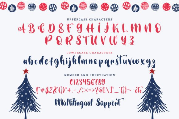 Christmas Festive Font - Preview 6