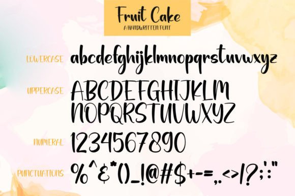 Fruit Cake Font - Preview 6