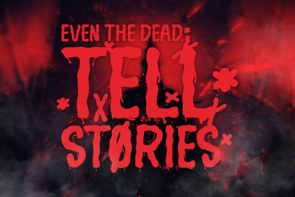 Halloween Danger Font PNG with transparent background - Preview 6