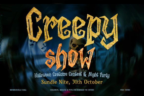 Hellscourt Font - Preview 1