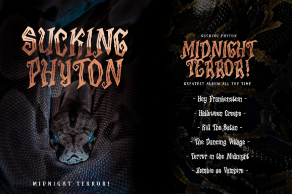 Hellscourt Font - Preview 4