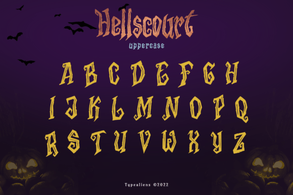 Hellscourt Font - Preview 6