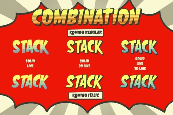 Komigo Font font preview - 4