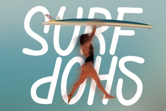 La Tropic Font PNG with transparent background - Preview 3