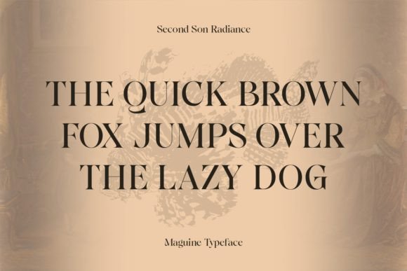 Maguine Font font preview - 5