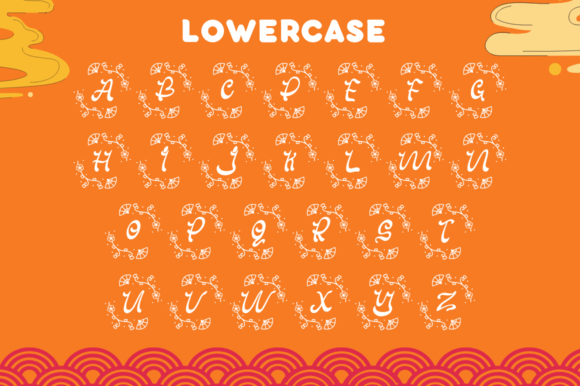 Meilin Chinese Monogram Font PNG with transparent background - Preview 5
