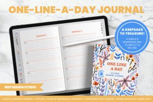 One Line a Day Digital Journal / Planner