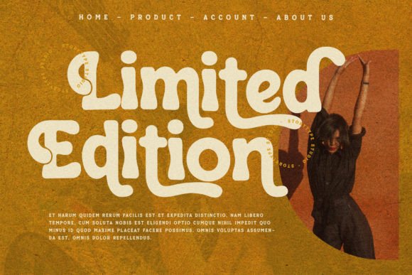 Retosta Font PNG with transparent background - Preview 3