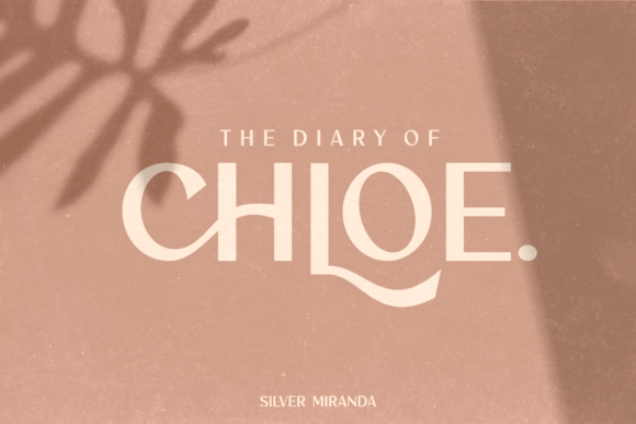Silver Miranda Font PNG with transparent background - Preview 2