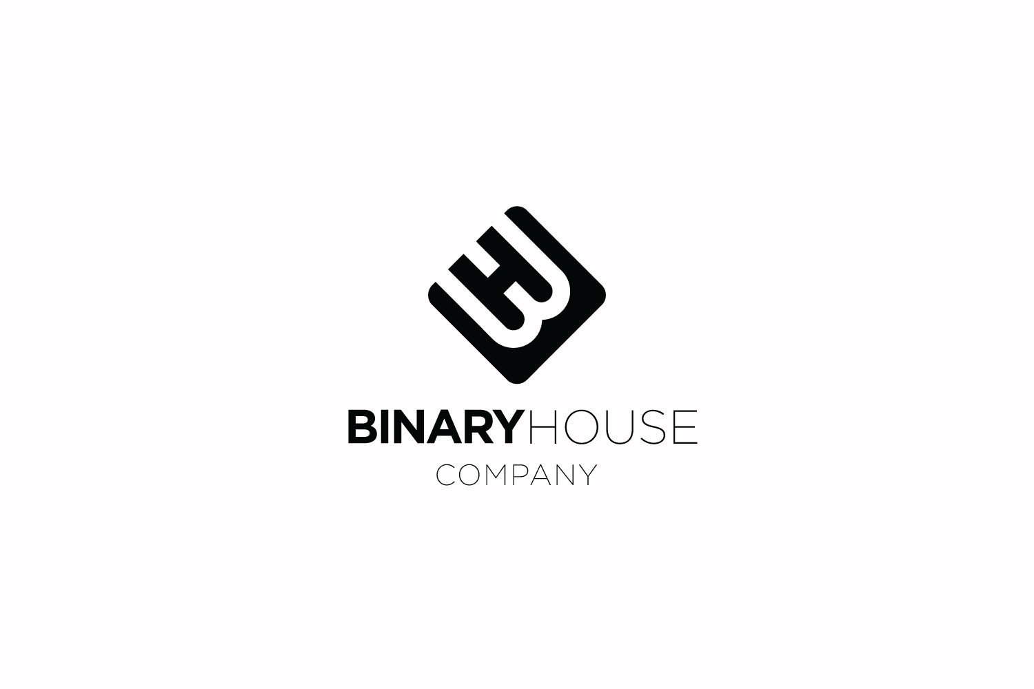 Binary House Logo Design Graphic by Garenx_Art · Creative Fabrica