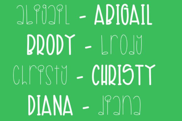 Apples and Pears Font - Preview 4