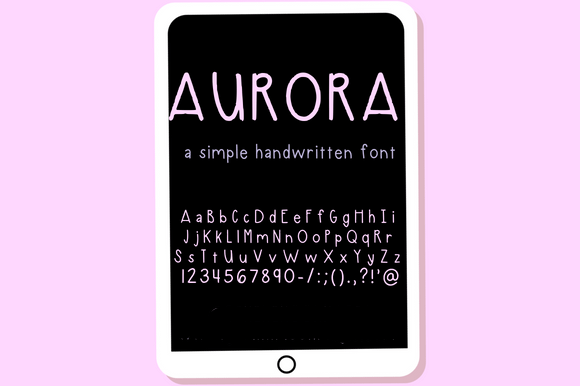 Aurora Font - Preview 1