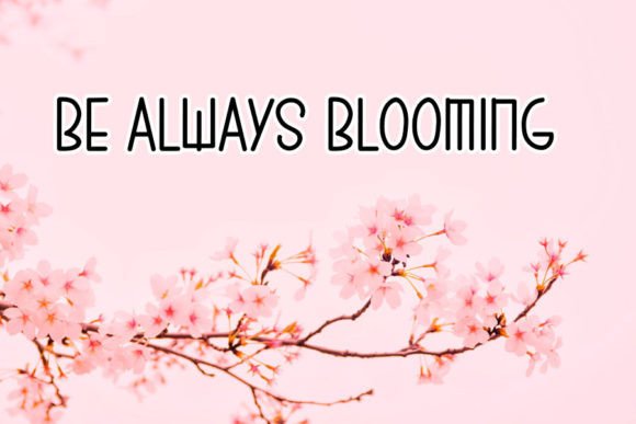 Beauty Flower Font - Preview 1