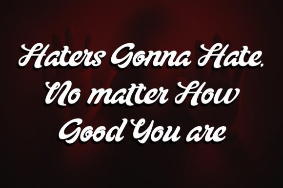 Blacker Script Font - Preview 2