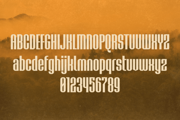 Bosque Line Font - Preview 1