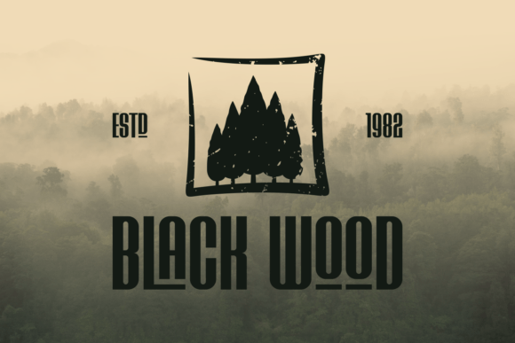 Bosque Line Font - Preview 6