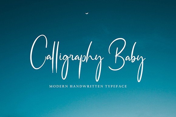 Calligraphy Baby Font by Pineungtype & Missinklab · Creative Fabrica