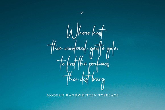 Calligraphy Baby Font - Preview 1