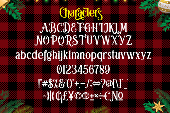 Chasing Christmas Font - Preview 1