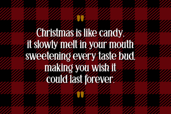 Chasing Christmas Font - Preview 4