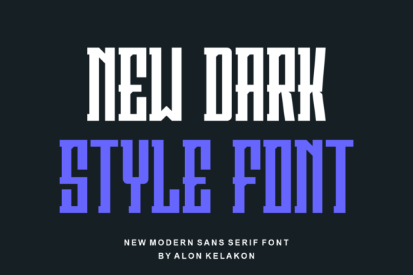 Darknes Shapekiner Font - Preview 1