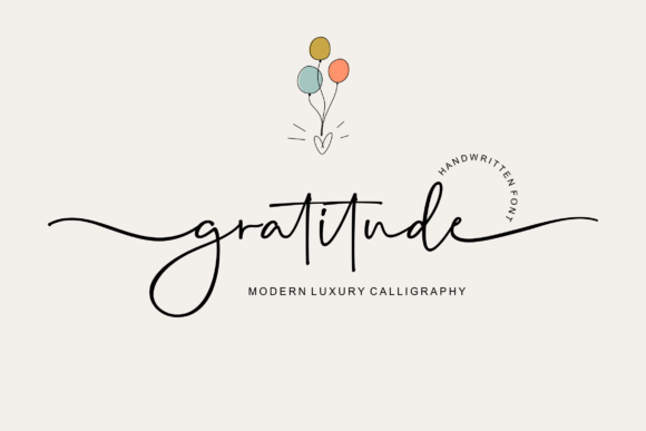Gratitude Script & Handwritten Font By Raffa Creative