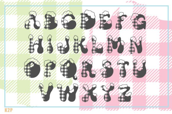 Groovy Plaid Font - Preview 1