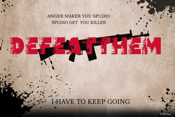 Grunge Font - Preview 3