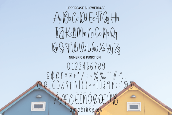 House Planner Font PNG with transparent background - Preview 3