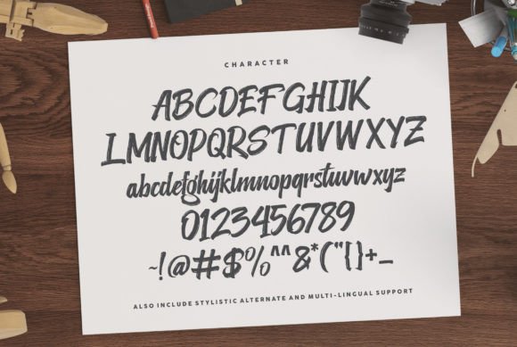 Hunting Season Font PNG with transparent background - Preview 3