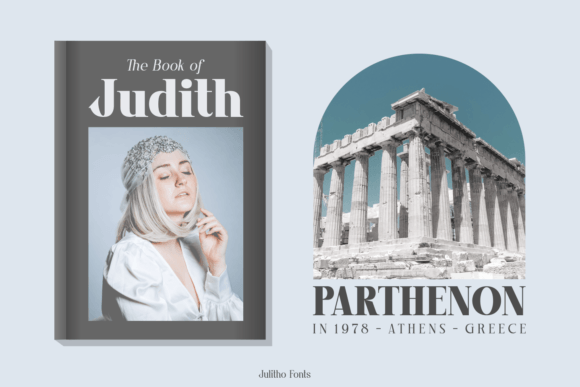 Julitho Font PNG with transparent background - Preview 3