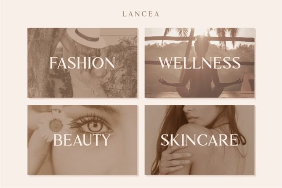 Lancea Font PNG with transparent background - Preview 5