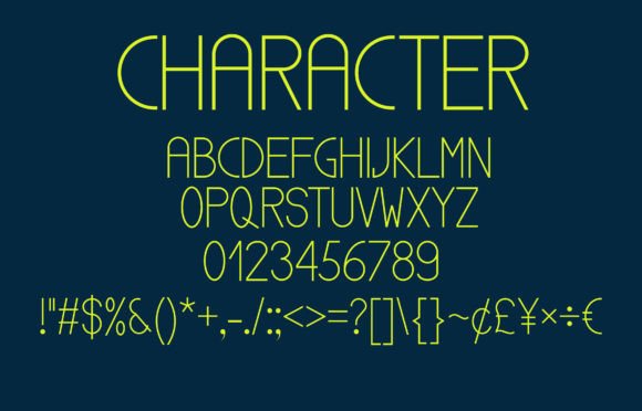 Lozada Font PNG with transparent background - Preview 2