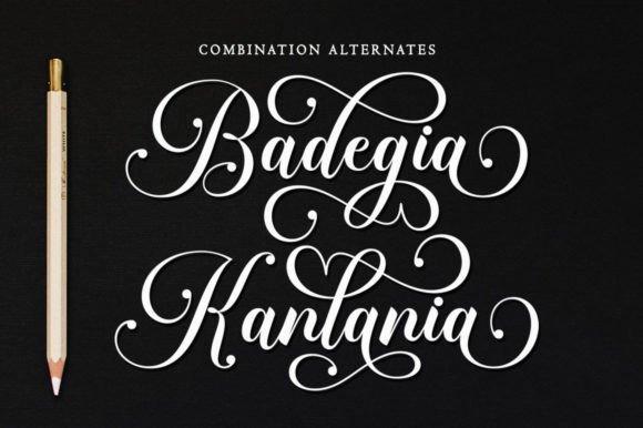 Madigna Font PNG with transparent background - Preview 2