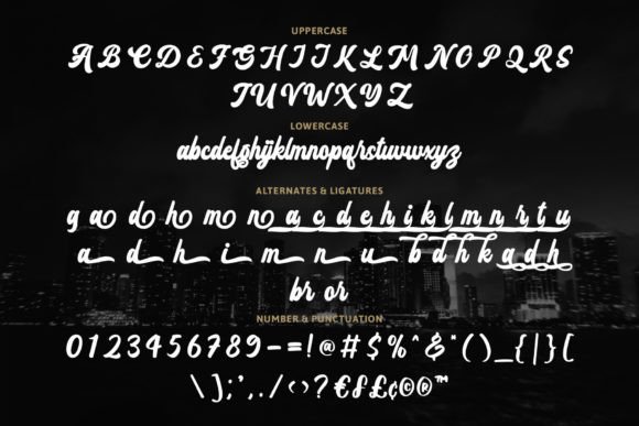 Mangola Font PNG with transparent background - Preview 6