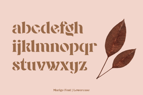 Marigo Font PNG with transparent background - Preview 3