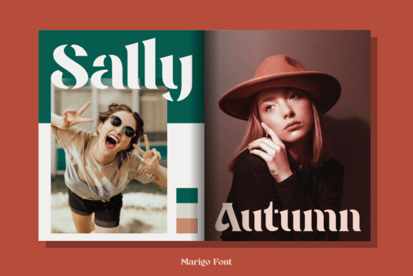 Marigo Font PNG with transparent background - Preview 4