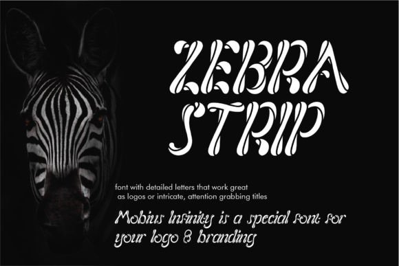 Mobius Infinity Font PNG with transparent background - Preview 1