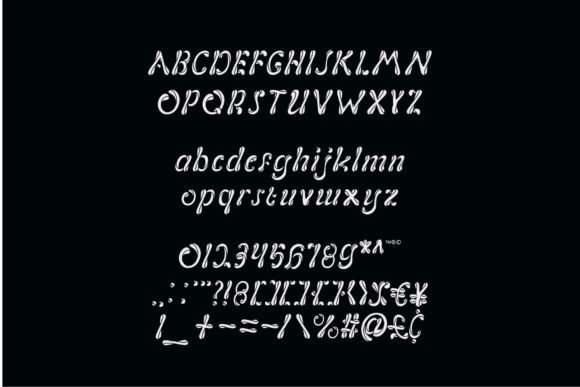 Mobius Infinity Font PNG with transparent background - Preview 2